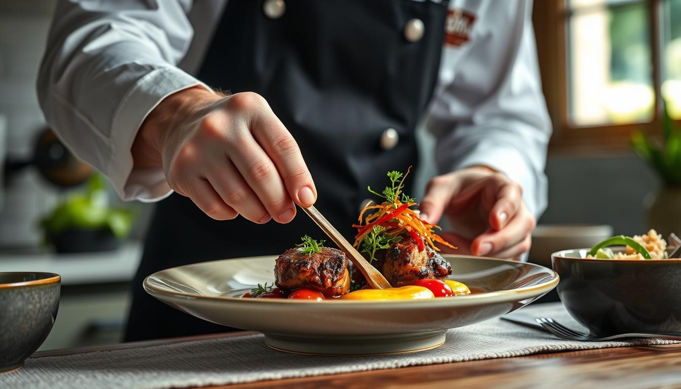 Comforting family dinner served at home