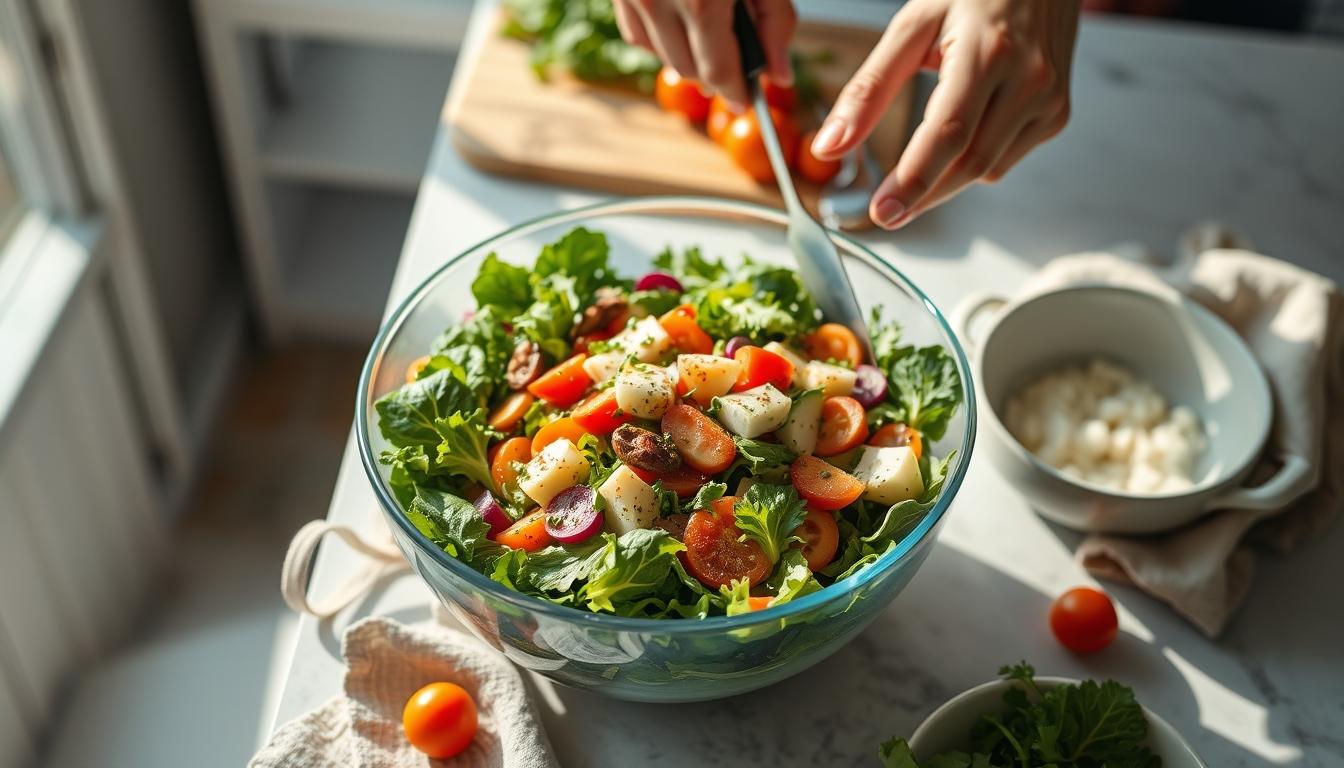 Fresh ingredients for healthy home cooking